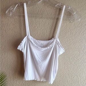Pacsun White Ribbed Cami
Size M